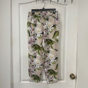 FINAL PRICE Jane Lusaka Floral Jogger Like Pants